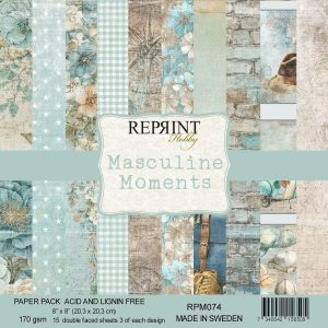 Reprint - 8x8 Paper Pack - Masculine Moments