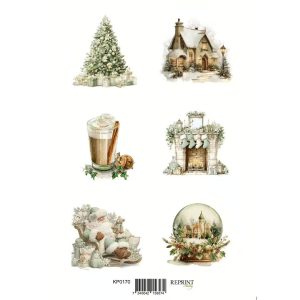 Reprint - Klippark A4 - Home for Christmas