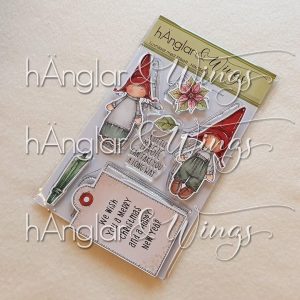 hÄnglar & Wings - A6 Clear Stamps - Luvnissar med Etikett