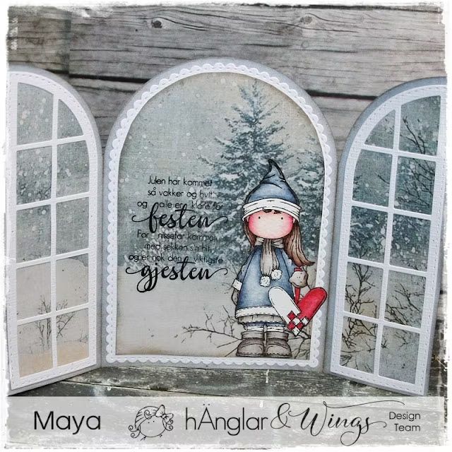 hÄnglar & Wings - A6 Clear Stamps - Julförberedelser - Bilde 3