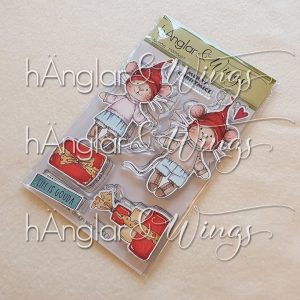 hÄnglar & Wings - A6 Clear Stamps - Julmöss