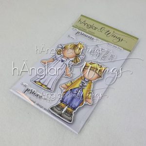 hÄnglar & Wings - A6 Clear Stamps - Prins och Prinsessa