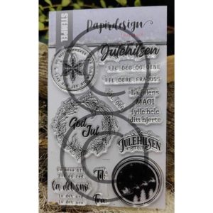 Papirdesign - Stempel - La nesa bli blå og rød