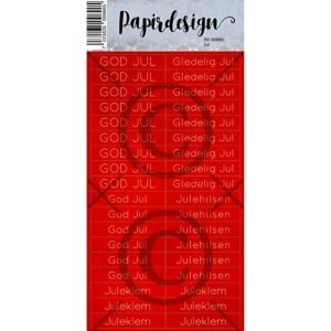 Papirdesign - Klistremerker - Jul