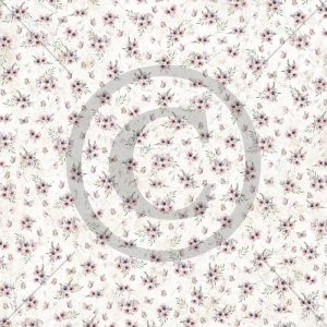 Papirdesign - 12x12 - Tradisjon - Småblomster