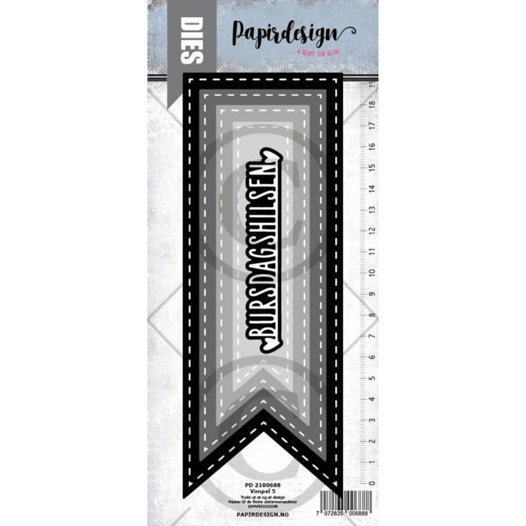 Papirdesign - Dies - Vimpel 5