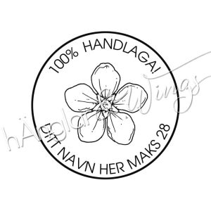 hÄnglar & Wings - Personlig stempel 368 (nynorsk)