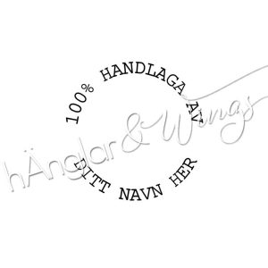 hÄnglar & Wings - Personlig stempel 367 (nynorsk)