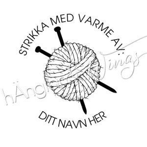 hÄnglar & Wings - Personlig stempel 366 (nynorsk)