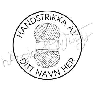 hÄnglar & Wings - Personlig stempel 360 (nynorsk)