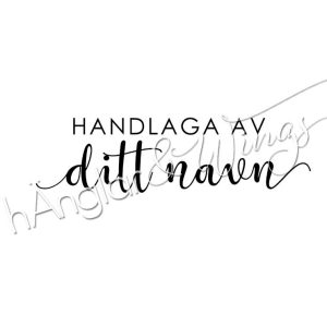 hÄnglar & Wings - Personlig stempel 353 (nynorsk)