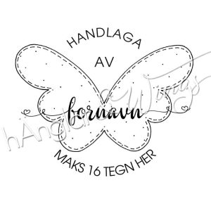 hÄnglar & Wings - Personlig stempel 352 (nynorsk)
