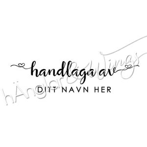 hÄnglar & Wings - Personlig stempel 351 (nynorsk)