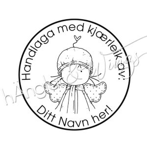 hÄnglar & Wings - Personlig stempel 349 (nynorsk)