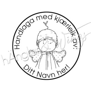 hÄnglar & Wings - Personlig stempel 348 (nynorsk)