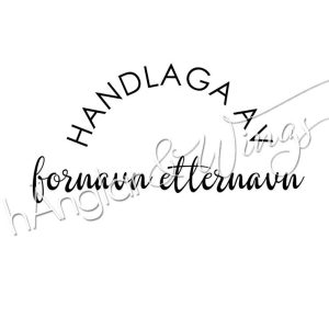 hÄnglar & Wings - Personlig stempel 341 (nynorsk)