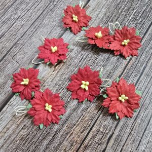 Papirdesign - Julestjerner - Rød