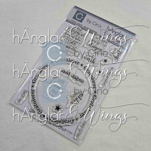 by Cino | hÄnglar & Wings - A6 Clear Stamps - Bursdagssirkel