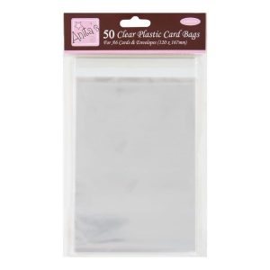 Anita's - Clear Plastic Card Bags A6 (50pk)