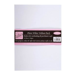 Anita's - A4 Plain White Vellum Pack 120gsm (10pk)