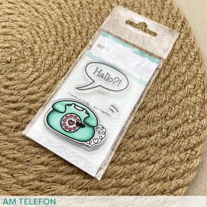 Create A Smile - Stempel A8: Am Telefon