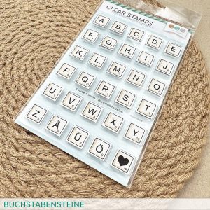 Create A Smile - Stempel A6: Buchstabensteine