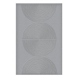 Spellbinders - Lined Circles Embossing Folder