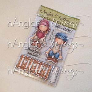 hÄnglar & Wings | A6 Clear Stamps - På andra sidan staketet (fra vårkit 2026)