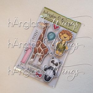 hÄnglar & Wings | A6 Clear Stamps - Zoo mycket bättre (fra vårkit 2026)