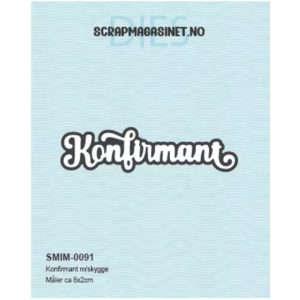 Scrapmagasinet | Dies - Konfirmant m/skygge