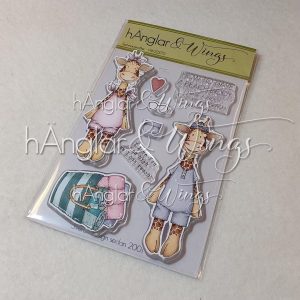 hÄnglar & Wings | A6 Clear Stamps - Sommargiraffer