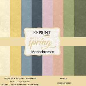 Reprint | 12x12 Monochromes - Hello Spring
