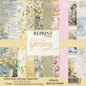 Reprint | 8x8 Paper Pack - Hello Spring