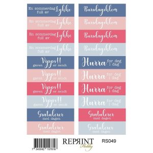 Reprint | Klistremerker - Summer Garden