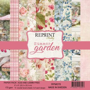 Reprint | 8x8 Paper Pack - Summer Garden