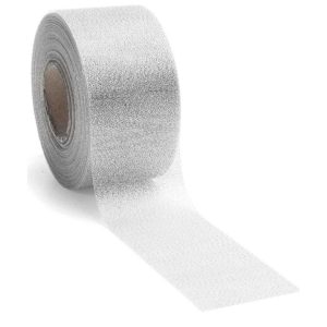 Lucente Ribbon - 50mm - Silver (metervare)