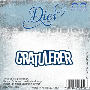 Papirdesign | Dies - Gratulerer 5 (kommer fredag)