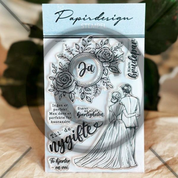 Papirdesign | Stempel - Til de nygifte