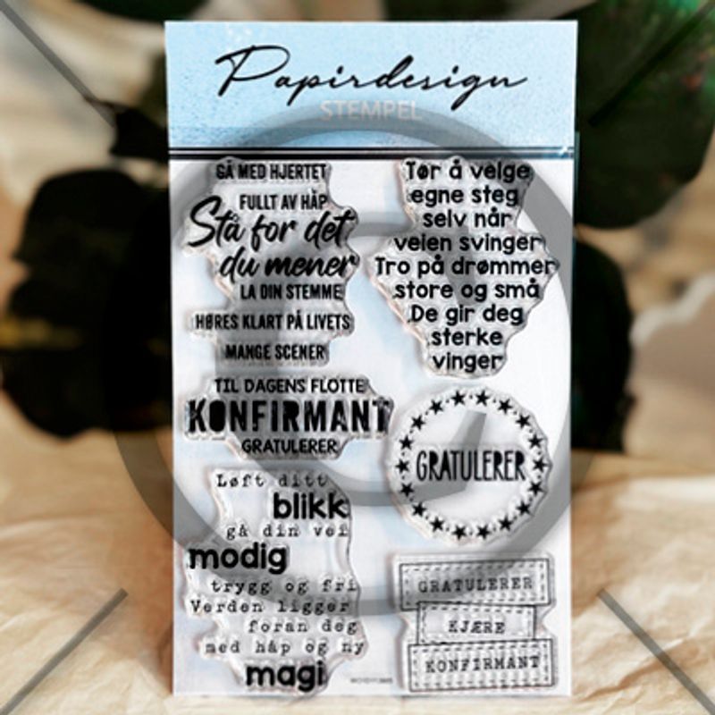 Papirdesign | Stempel - Livets scener