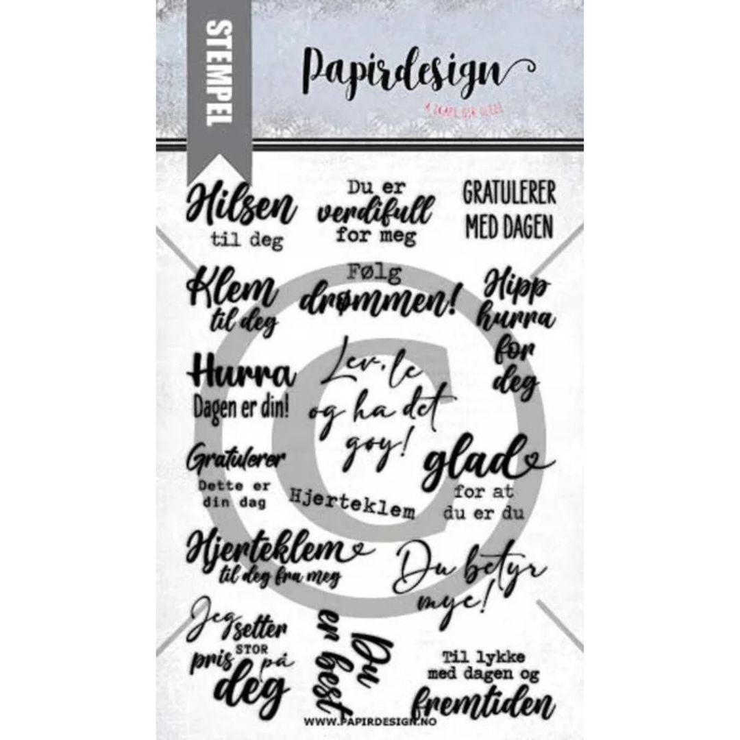 Papirdesign | Stempel - Hjerteklem