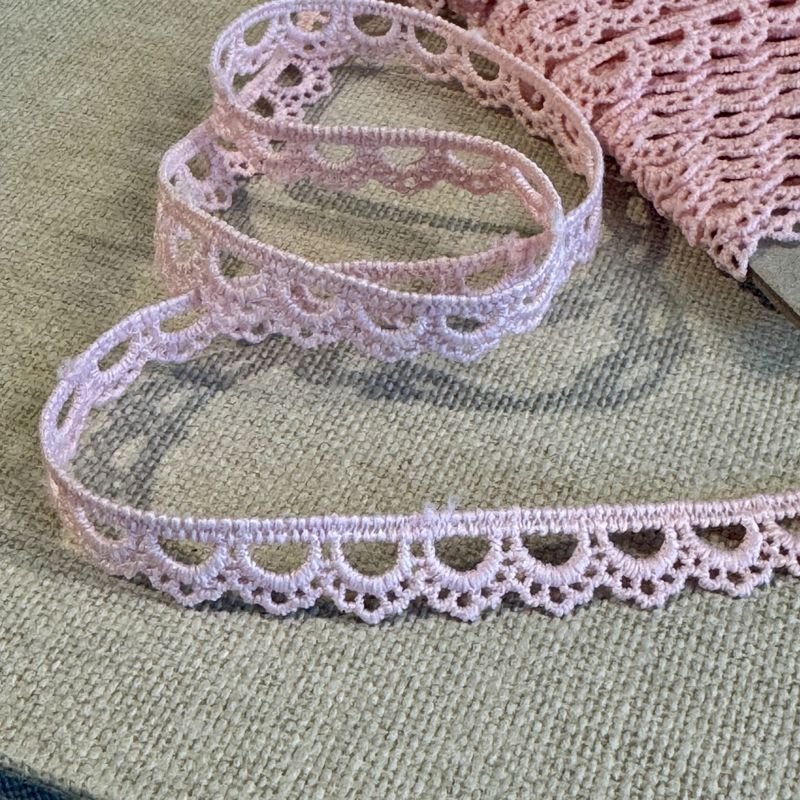 Papirdesign | Blonde - 10mm - Lys rosa (metervare)