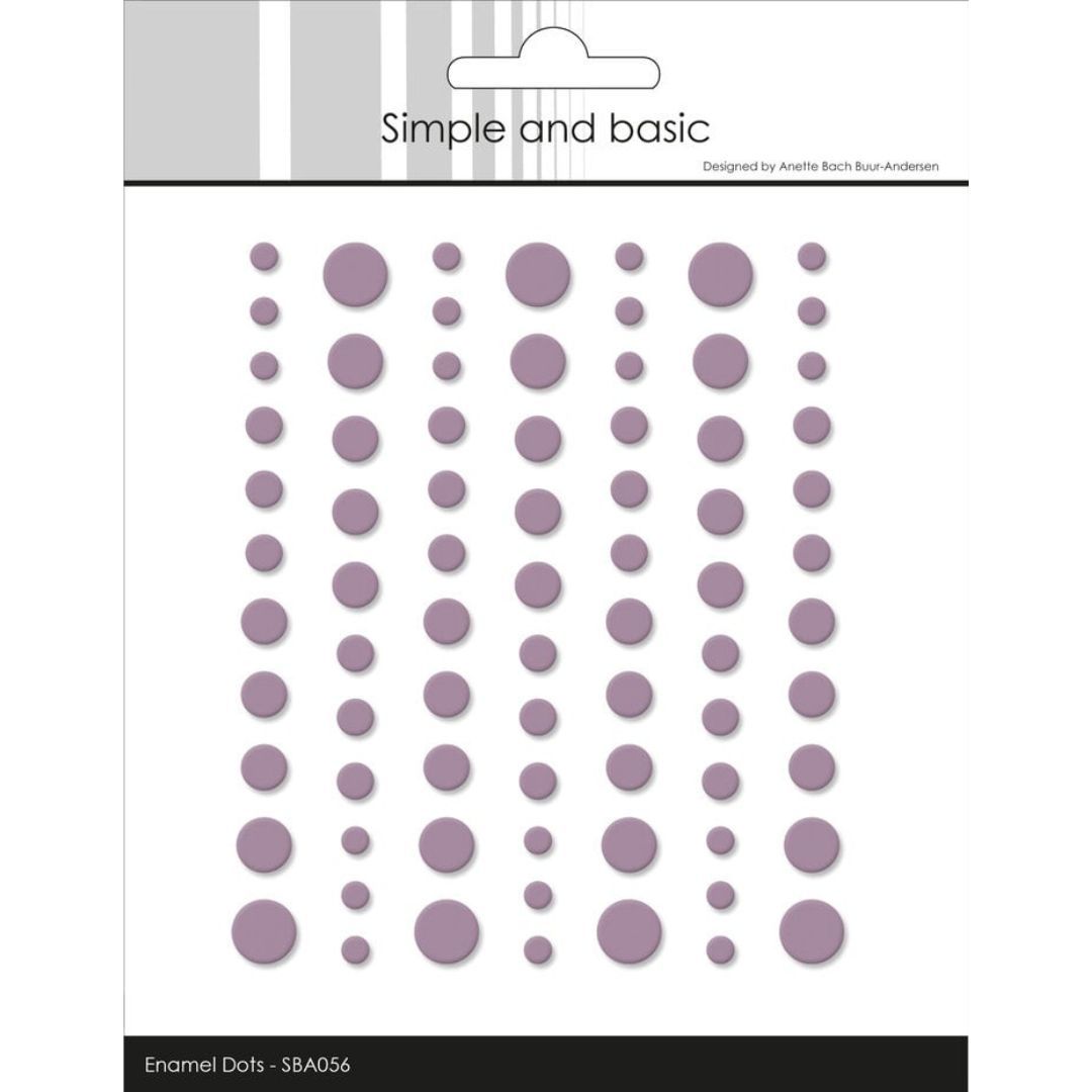 Simple and basic | Matte Enamel Dots 056 - Heather