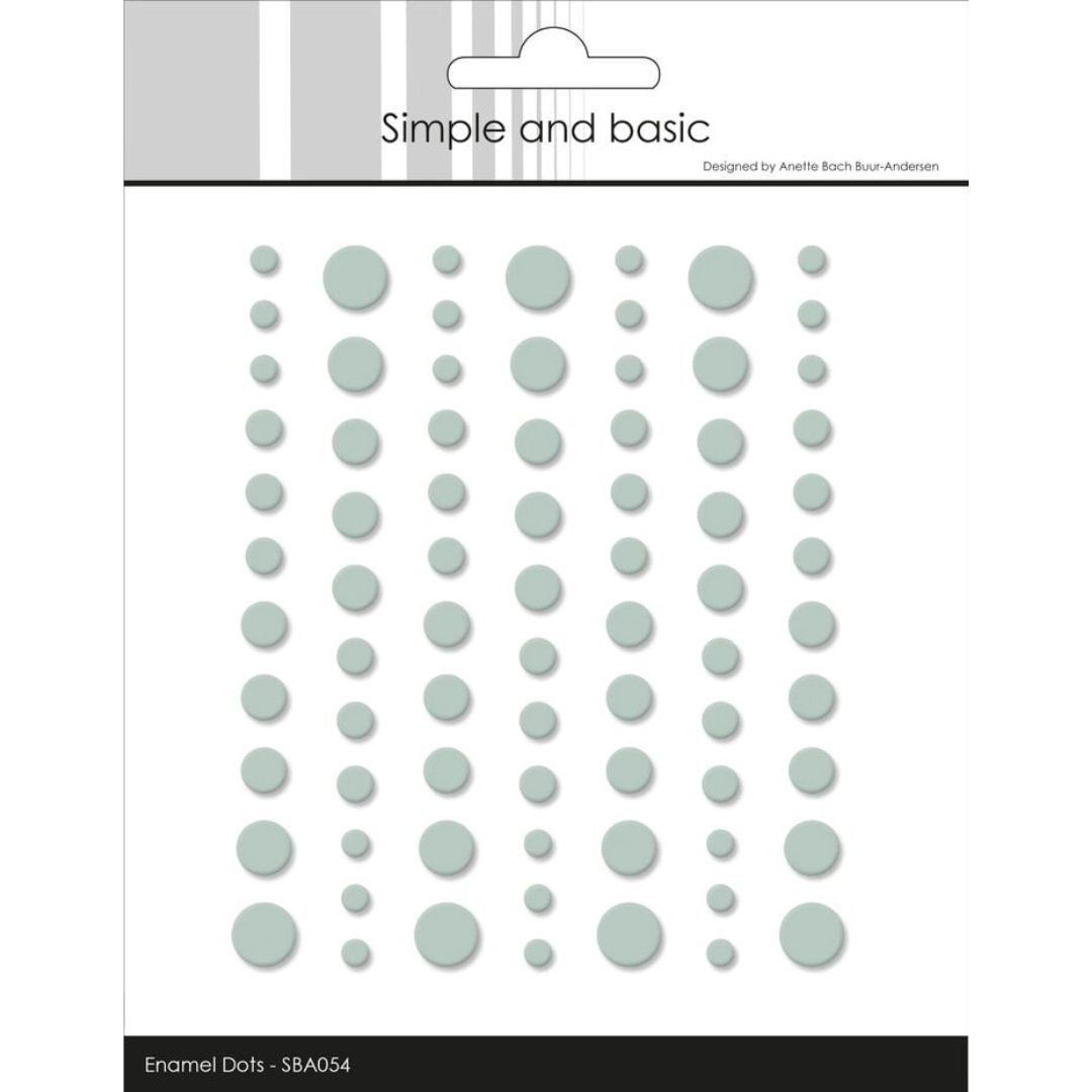 Simple and basic | Matte Enamel Dots 054 - Eucalyptus