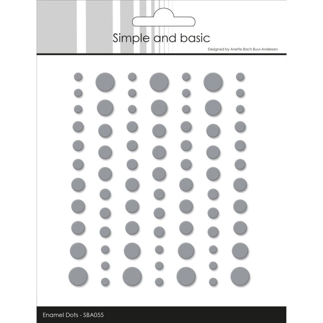Simple and basic | Matte Enamel Dots 055 - Concrete