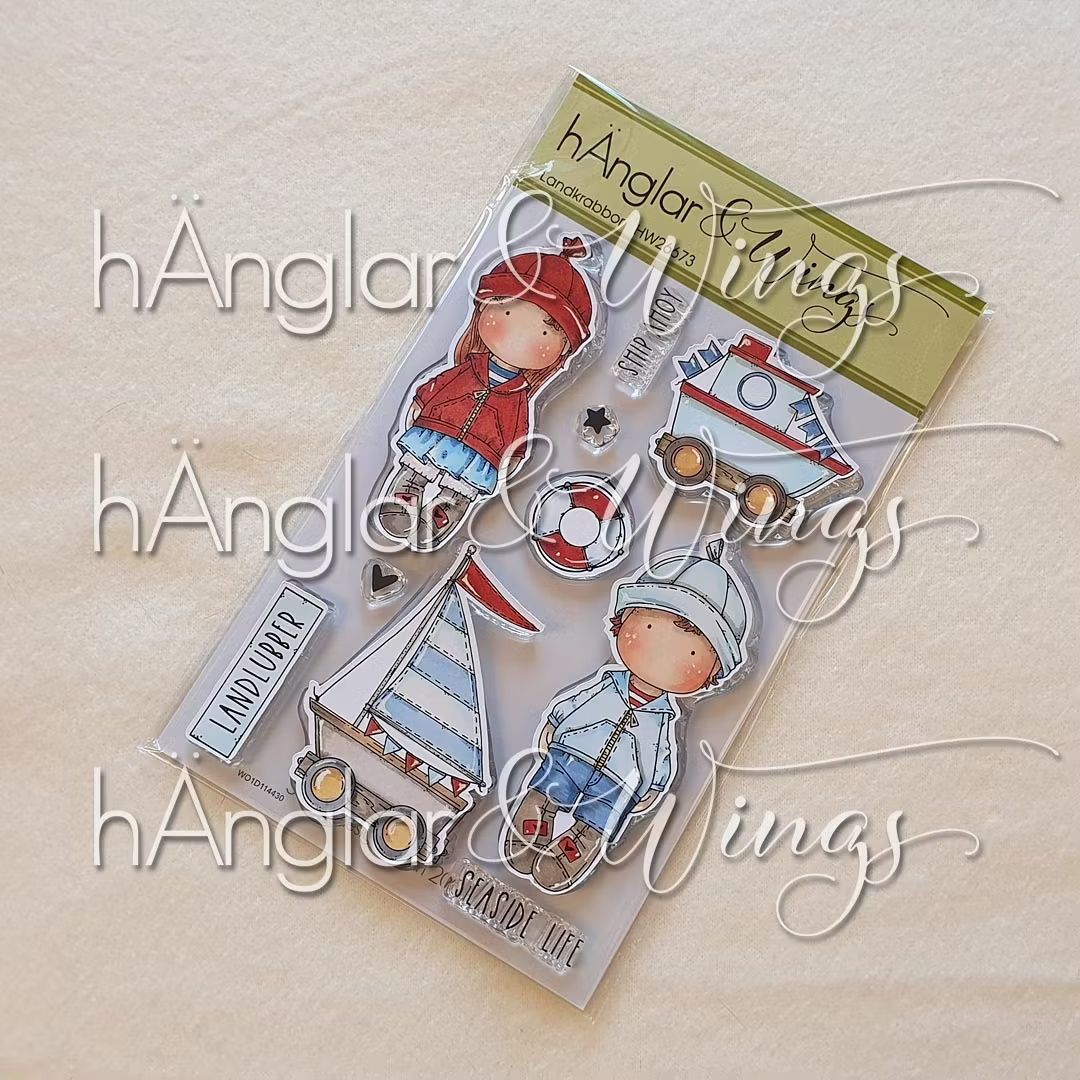 hÄnglar & Wings | A6 Clear Stamps - Landkrabbor