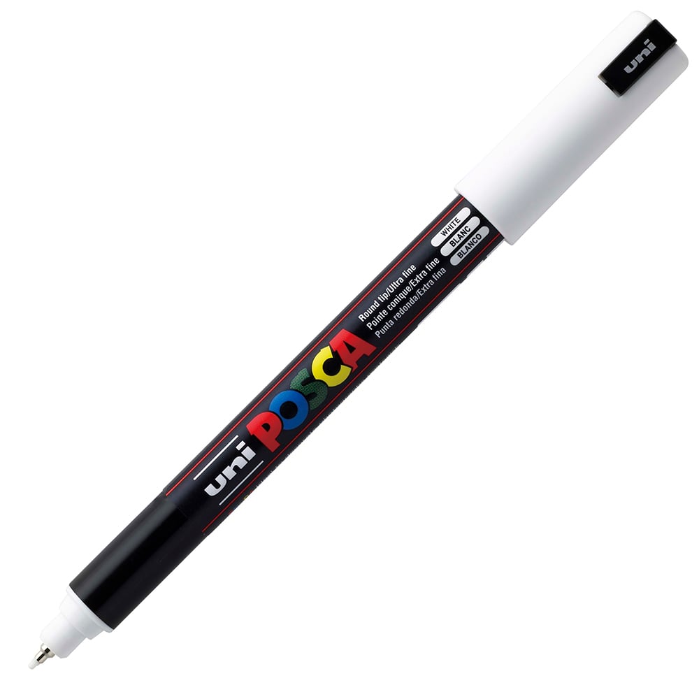 UNI Posca | PC-1MR Ultra Fine 0,7 mm - White