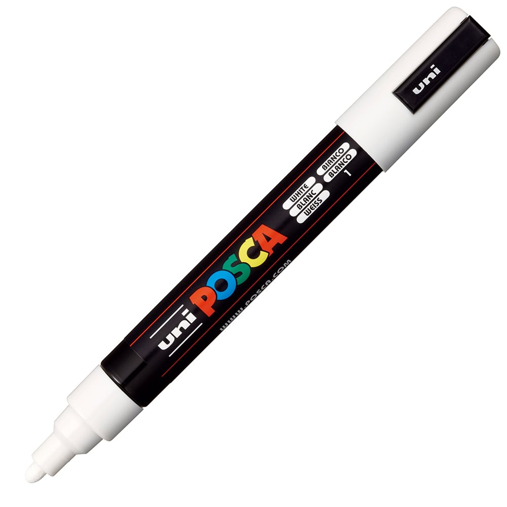 UNI Posca | PC-5M Medium 1,8-2,5 mm - White