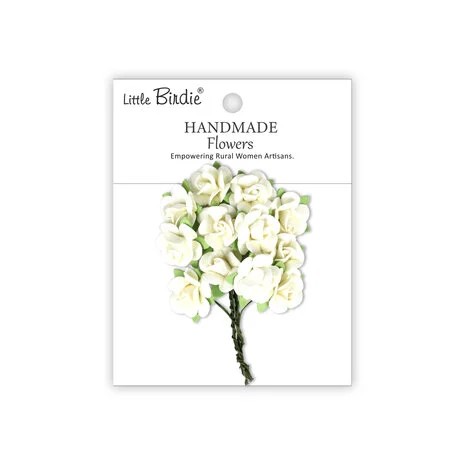 Little Birdie | Handmade Flowers Catalina - Ivory Pearl