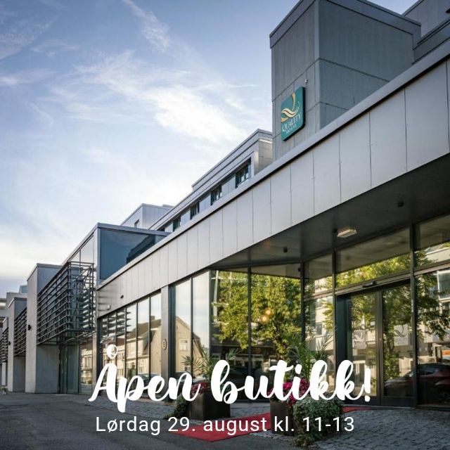 Åpen butikk - Lørdag 29. august 2026 kl. 11.00 - 13.00