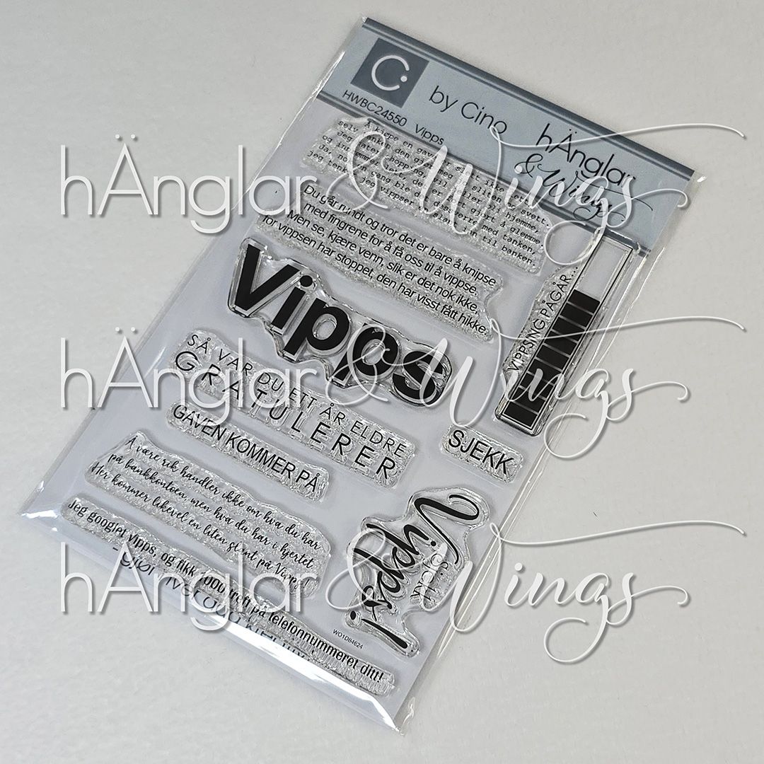 by Cino | hÄnglar & Wings | A6 Clear Stamps - Vipps